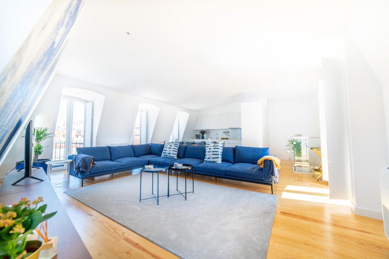 Blue By The River 4 - Unique Penthouse Duplex With A View Lisboa Eksteriør bilde