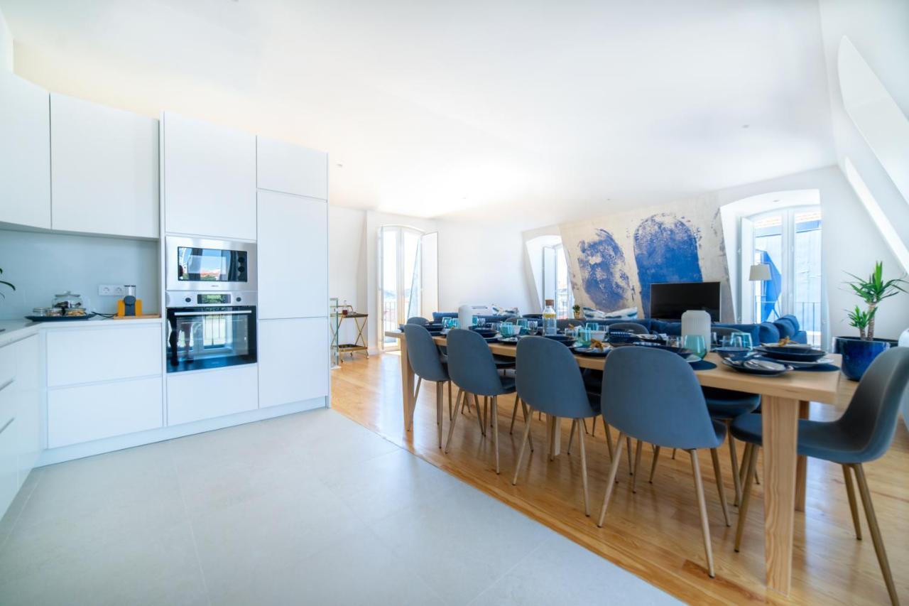 Blue By The River 4 - Unique Penthouse Duplex With A View Lisboa Eksteriør bilde