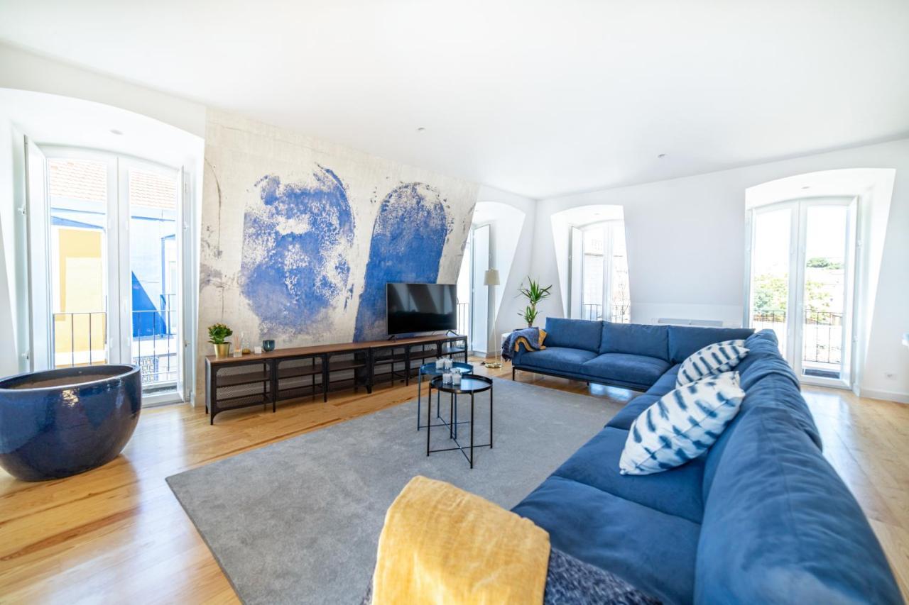 Blue By The River 4 - Unique Penthouse Duplex With A View Lisboa Eksteriør bilde